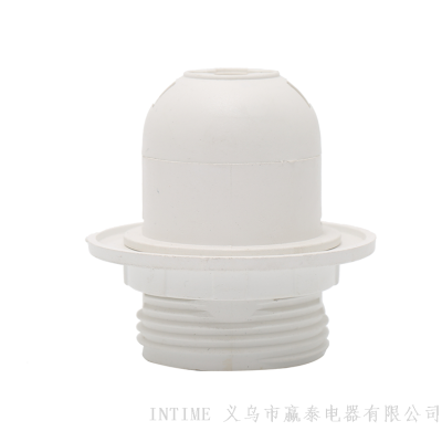 E27 Lamp Holder Screw Mouth Lamp Holder White Lamp Holder Lamp Lighting Accessories Repair Plastic Lamp Holder