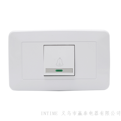 Doorbell Switch Button One Open Switch Wall Switch Access Switch White Switch