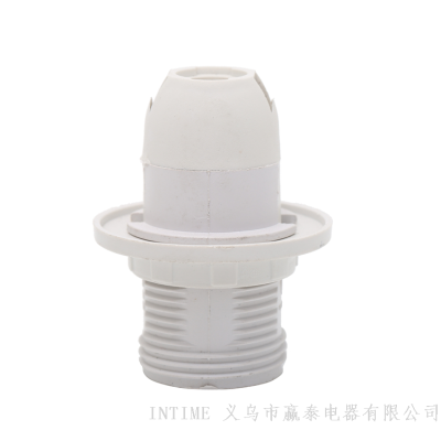Lamp Holder Screw Lamp Holder Single Ring Lamp Holder White Lamp Holder CE Certified Lamp Holder Plastic Lamp Holder