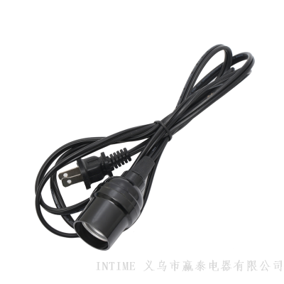 Lamp Holder with Line Lamp Holder 5m10m Screw Mouth Lamp Holder Black Lamp Holder Lamp Holder Extension Cable