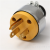 15A 125V Rubber Explosion-Proof Industrial Plug Detachable American Assembled Waterproof Male Plug Female Plug