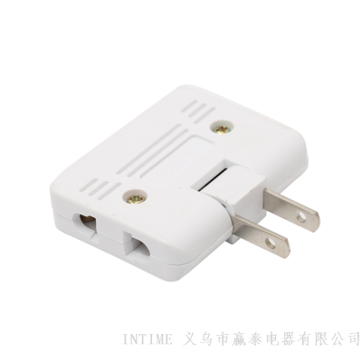 Multifunctional 180 ° Rotating One-to-Three Socket Converter Ultra-Thin Two-Leg Power Adapter