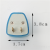 Conversion Plug Multi-Function Fiberglass 250V Flat Plug Translucent Plug