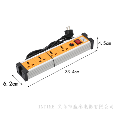 Multifunctional Power Strip Power Strip Three-Hole Four-Position with Switch Power Strip Power Supply Power Strip