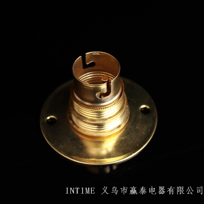 Bayonet Base Ceiling Light Accessories Lighting Accessories Flat Old-Fashioned Home Lamp Holder