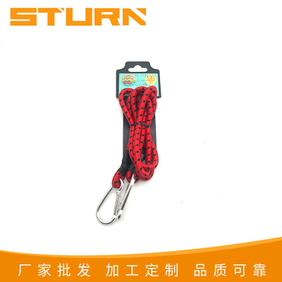 Luggage rope strap hook Plastic tag packing suitcase fixed rope Bicycle motorcycle elastic lashing rope