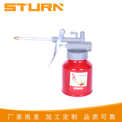 Hand motor oil pot 250cc hard pipe machine Oil pot high pressure nozzle lubricator manual oil gun