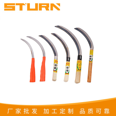 Sickle Wholesale Wooden handle Sickle Plastic handle Sickle cutting knife Small tooth sickle small saw sickle Farm saw sickle