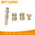 Card 4pc copper connector direct spray gun water stop quick connect nipple water gun connector