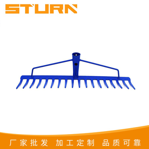 18-tooth deciduous grass rake, reinforced steel rake, weedin