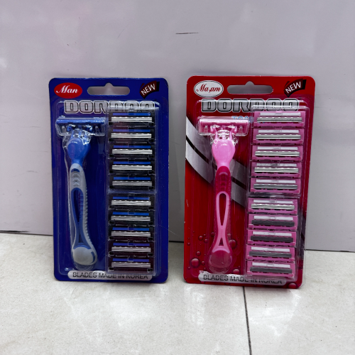 10+1多个替换刀头 一次性手动男士女式剃须刀