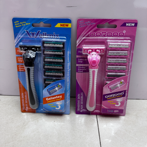 10+1新款可替换刀头男士女士一次性手动剃须刀