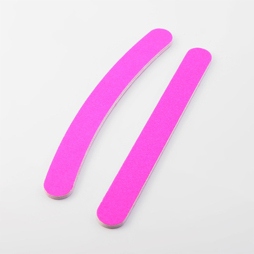 厂家直供泡沫指甲锉条双面磨砂指甲打磨条修甲美甲工具批发