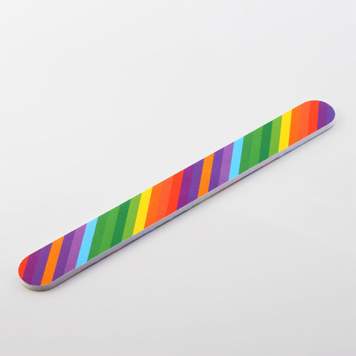 彩色美甲指甲锉条 修甲美甲工具打磨砂条指甲抛光条现货批发