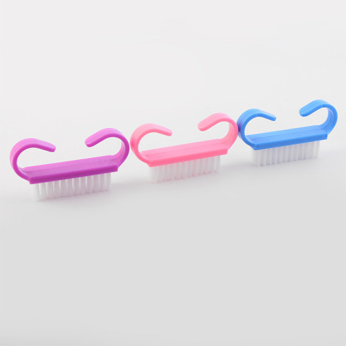 厂家直供塑料小牛角刷 美甲粉尘刷文玩清洁灰尘刷美甲工具