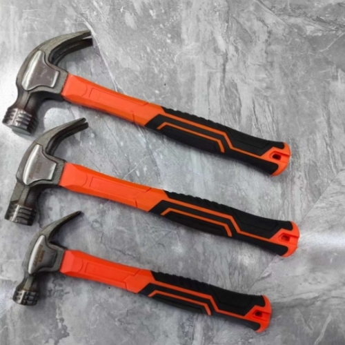 High Quality High Carbon Steel Black Red Double Coated Plastic Nail Hammer Nail Hammer
