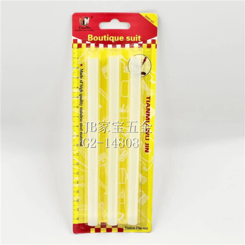 JB家宝五金 吸卡粗装胶棒 热熔胶棒5pc细胶棒 批发两元店货源