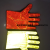 PVC Traffic Light Traffic Road Duty Command Safety Reflective Gloves Outdoor Activities Cross-Road Reflective Gloves