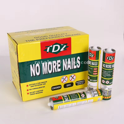 New Tdz Foreign Trade Nail-Free Glue Quick-Drying Strong Nail-Free Glue Formaldehyde-Free Skirting Line Specialized Glue Factory Wholesale