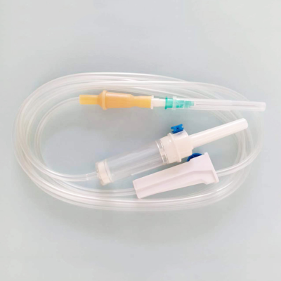 Medical Disposal Infusion Apparatus Disposable Infusion Set with Needle