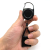 Lightweight Retractable Lighter Holder - Black Leash Lighter Keychain Holder for Standard Size Lighters - Portable Lighter Keeper Plastic and Metal Belt Clip