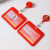 Plastic Chest ID Tag Staff Work Pass Card Cover Sleeve with Clip Badge Reel Office Employees Name Badges Holder Protector Case