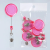 6 Color Clear Transparent Retractable Pull Badge ID Lanyard Name Tag Card Badge Holder Reels Key Ring Anti-Lost Chain Clips School office Supply