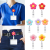 New Flower Retractable Nurse Chest Badge Reel Clip Students Doctor Work ID Card Holder Name Tag ID Card Holder Accessories Gifts