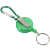 Retractable Easy Pull Badge Reel with Belt Keychain ABS Plastic ID Tag Pass Access Work Card Clips Work Permit Case Reels