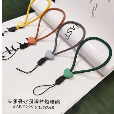 New Cute Smartphone Strap Silicone Pendant Mobile Phone Wrist Straps Lanyard Finger Ring Strap Key Ring Mobile Phone Accessories
