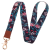 Ransitute R2801 Fashion Flowers Serie Leather Buckle Lanyard Badge Id Lanyards Phone Rope Key Lanyard Neck Straps Accessories