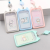 Cute Cartoon Cat Card Holder Candy Color ID Card Sleeve Retractable Reel Lanyard Identity Credit Cover Case Bank Bus Card Case
