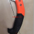 Manual Saw Curved Saw with Hole Three-Sided Grinding Teeth Orange and Black Plastic Handle