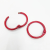 Color Paint Circlip Book Ring Loose-Leaf Buckle Circlip Activity Circle Open Ring Hoop Quick Clip