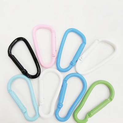 Color Paint Gourd Type D-Type Carabiner Spring Fastener Water Bottle Buckle Backpack Buckle Keychain