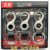 Keychain Car Key Ring Custom Logo Gift Sample Custom Laser Typing Double Ring Boutique Lock