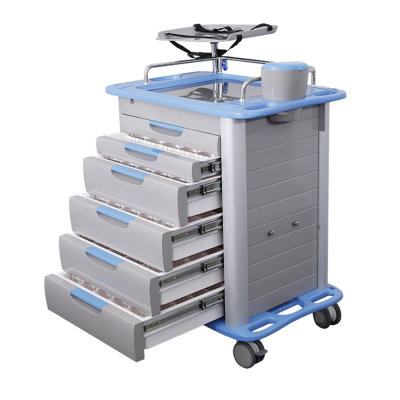 Emergency hospital trolley