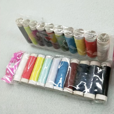 12 Color Sewing Thread Bag Household Sewing Machine Thread Small Axis Sewing Thread Stitching Wire Dacron Thread Colorful Thread