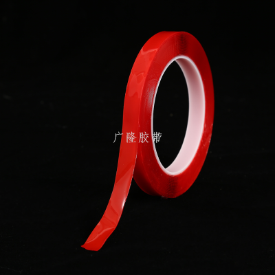 Red Acrylic Nano Tape Acrylic Double-Sided Adhesive Seamless Velcro Traceless Red