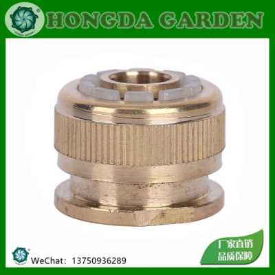 Pure Copper New Standard Connector 4 Points Internal Thread Pipe Connector Quantity Discount