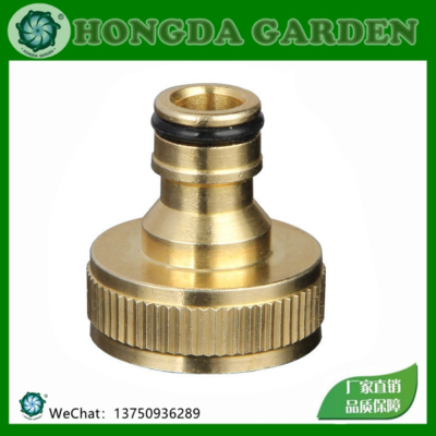 Water Pipe Connector Docking Faucet Quick Quick Connector Car Wash Hose Nipple Accessories 1-Inch Pure Copper Connection