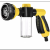 Household Car Wash Water Pipe Fittings Water Gun Pack 3 Times Elongation 15 M Garden Flexible Water Pipe 8 Function Foam Water Gun