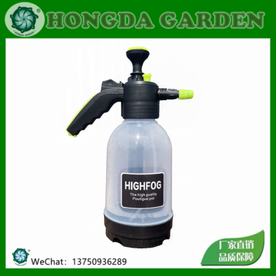 2L Manual Pneumatic Snuffle Valve Sprinkling Can Gardening Watering Plastic Watering Can Sprinkling Can Acid and Alkali Resistant Self-Cleaning Element Sprinkling Can