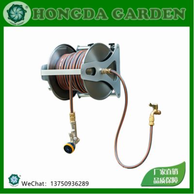Metal High Pressure Flower Watering Gun Car Wash Tool Washing Ground Water Pipe Hose Connecting Tap Water Storage Rack 15126