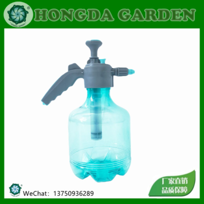 Handheld Pneumatic 3L Sprayer Transparent Sprinkling Can Plastic Watering Can Watering Pot Gardening Supplies 15126
