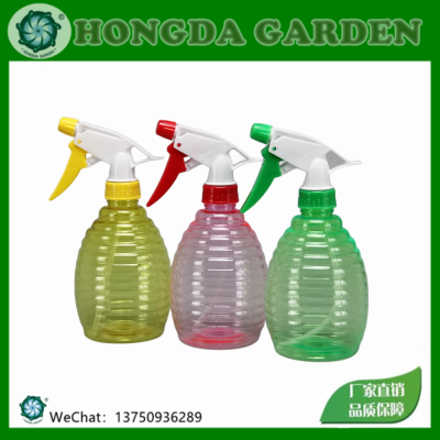 Hand Pressure Disinfection Sprinkling Can Candy Color Thread Garden Balcony Watering Watering Pot 500ml Plastic Gardening 15126