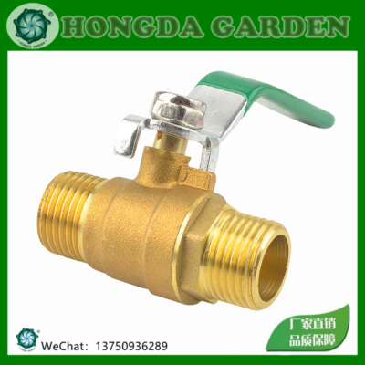 Copper Butterfly Handle Copper Valve 4 Points 6 Points Double Outer Wire Internal and External Wire Copper Ball Valve Electroplating Gas Valve 15126