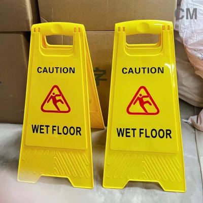 Warning Sign Safety Billboard Thickened Caution Slippery Forbidden Parking Warning Sign Warning Sign A- Shaped Sign Board Non-Slip
