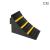 Rubber Retainer Triangular Wood Portable Car Wagon Road Spike Barrier Limit Solid Car Stopper