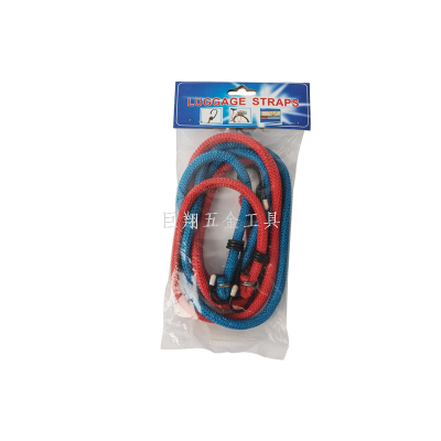Wholesale Iron Hook Elastic String Rubber Band Rope Binding Rope Packing Goods Hambroline Packing Belt Luggage Rope